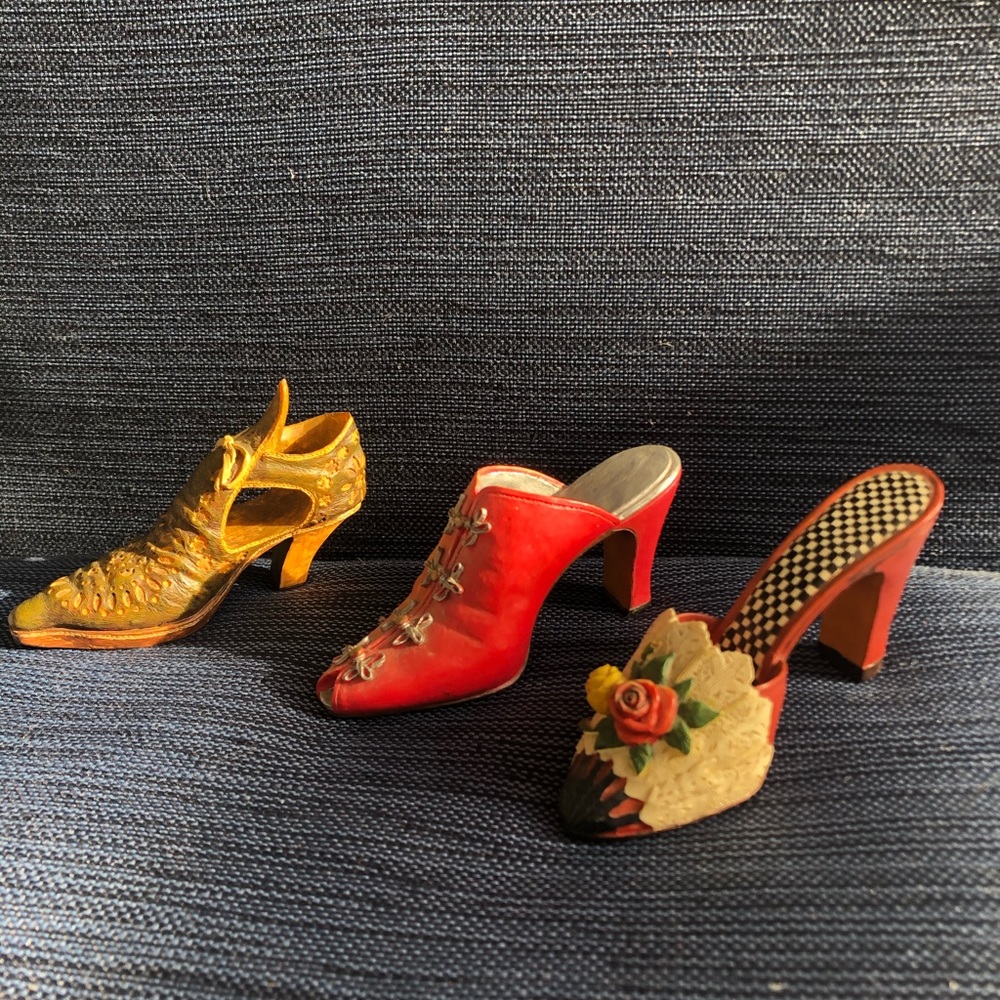Unique miniature shoe collection